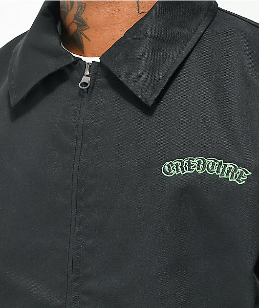 Creature To The Grave Black Work Jacket
