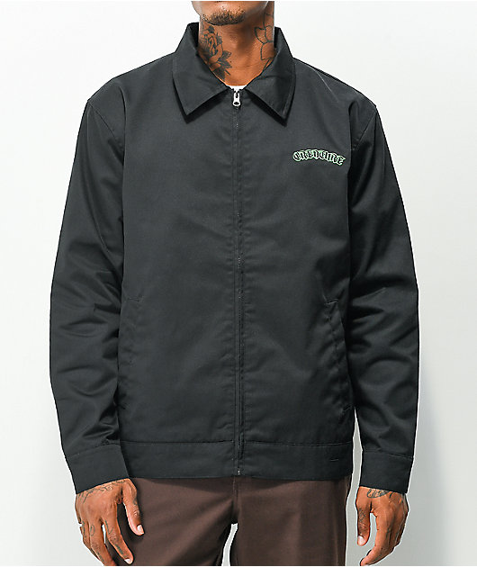 Black discount work jacket