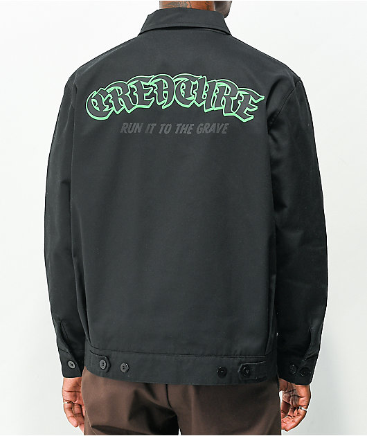 Creature To The Grave Black Work Jacket