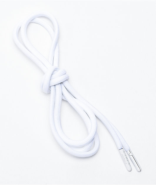 Crep White Ice Flat Laces