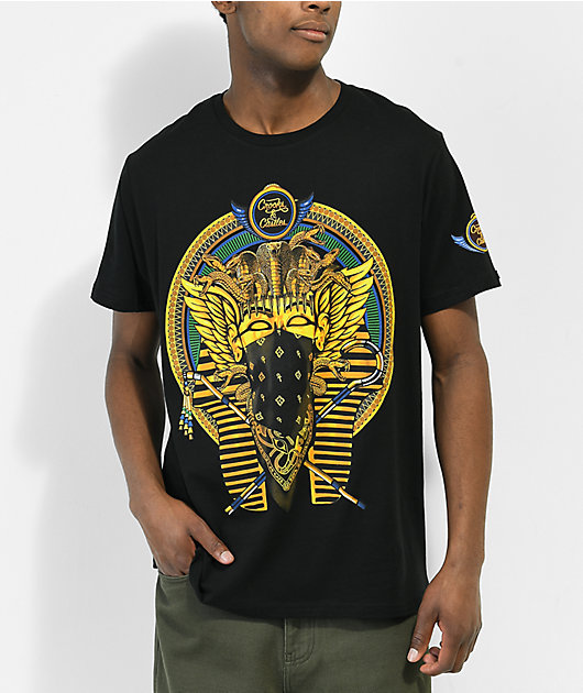 T-shirt Crooks & Castles Medusa Band – Noir – Coton – Neuf Avec étiquettes – Streetwear