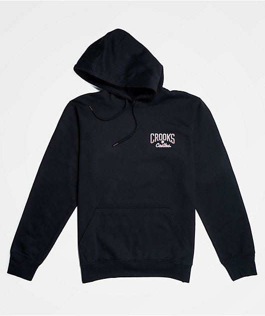 Crooks & Castles Logo Black Hoodie