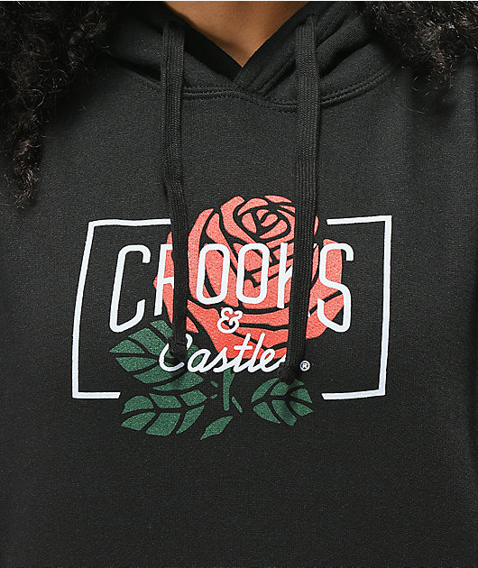 crooks and castles rose hoodie