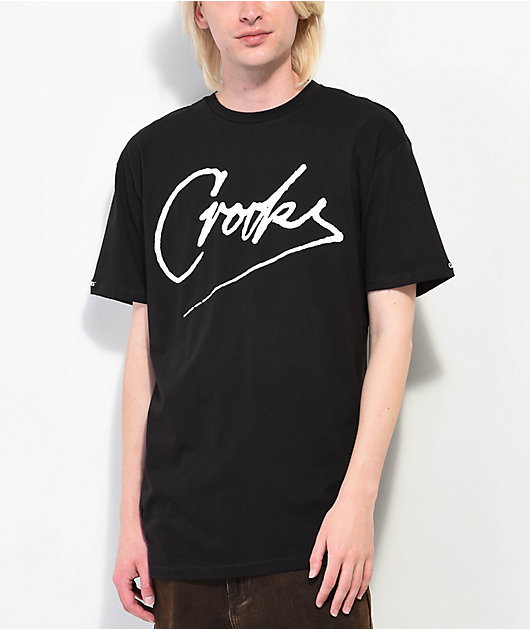 Crooks & Castles Serpent Medusa Black T-Shirt | Zumiez