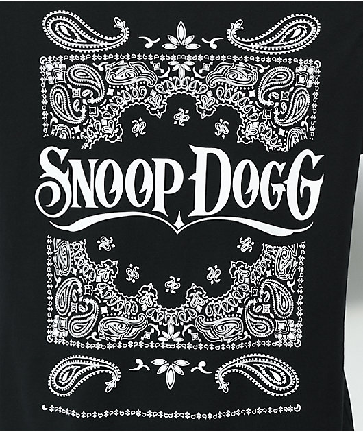 Crooks & Castles x Back On Death Row Bandana Black T-Shirt