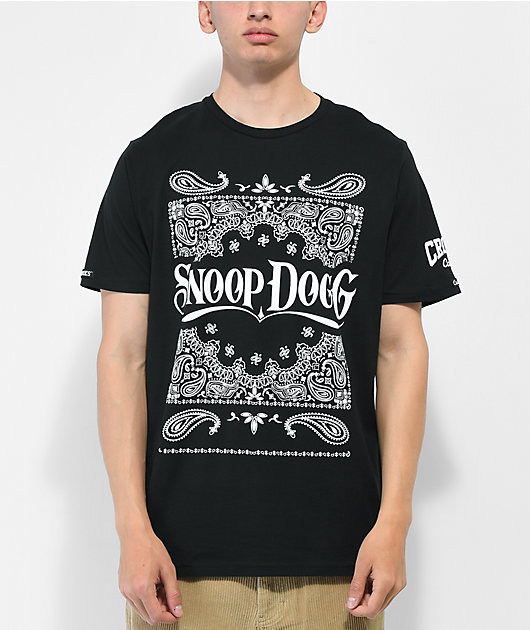 Crooks & Castles x Back On Death Row Bandana Black T-Shirt | Zumiez