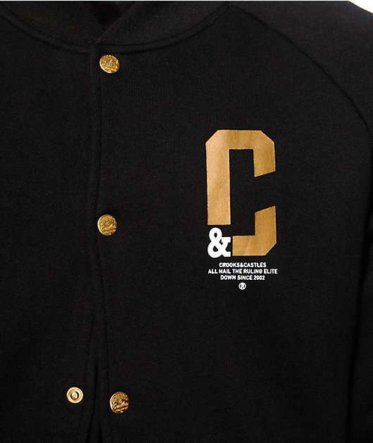 Crooks and Castles All Hail Baseball Jacket