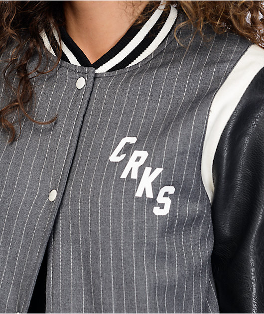 longline varsity jacket