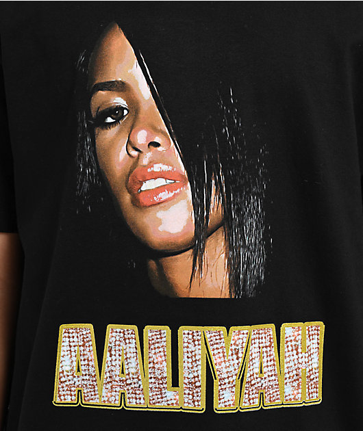 Cross Colours Aaliyah Bling Black T-Shirt