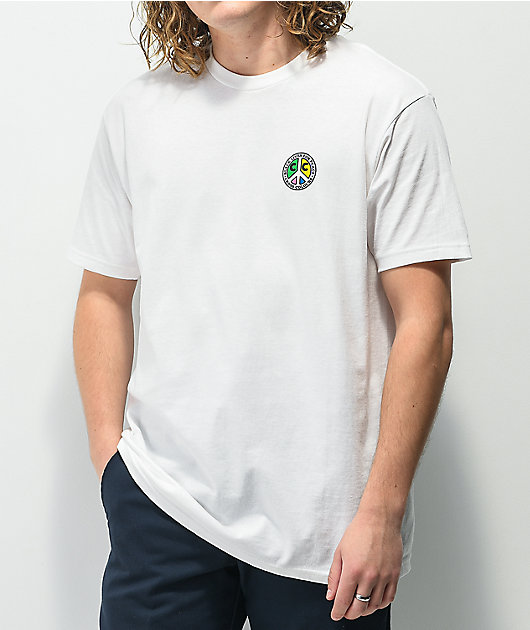 Cross Colours Black Lives For Peace White T-Shirt