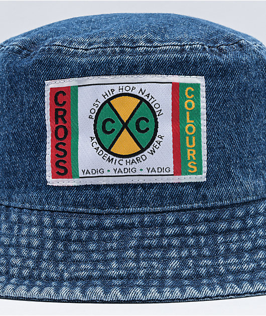 cross colours denim bucket hat