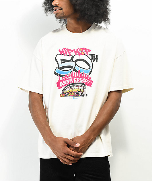 Cross Colours Hip Hop 50th Anniversary Sand T-Shirt | Zumiez