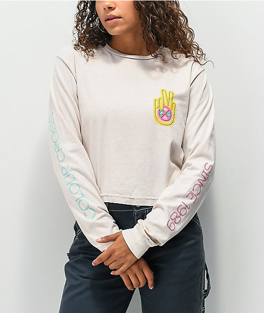 Women's 108 Stitches Neon Logo L/S Tee XL