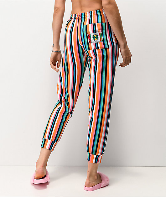 Cross Colours Pop Stripe Jogger Sweatpants | Zumiez