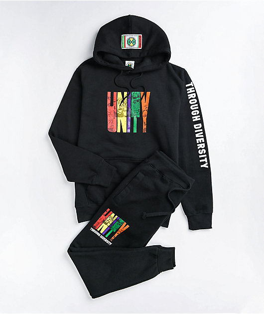 Cross Colours Unity Black Hoodie