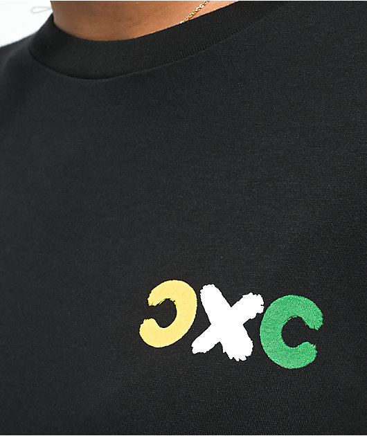 Cross Colours x Skate Nation Ghana camiseta negra con estampado tribal