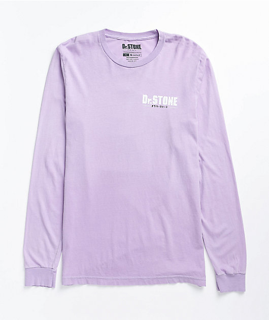 Crunchyroll x Dr. Stone Science Lavender Long Sleeve T-Shirt