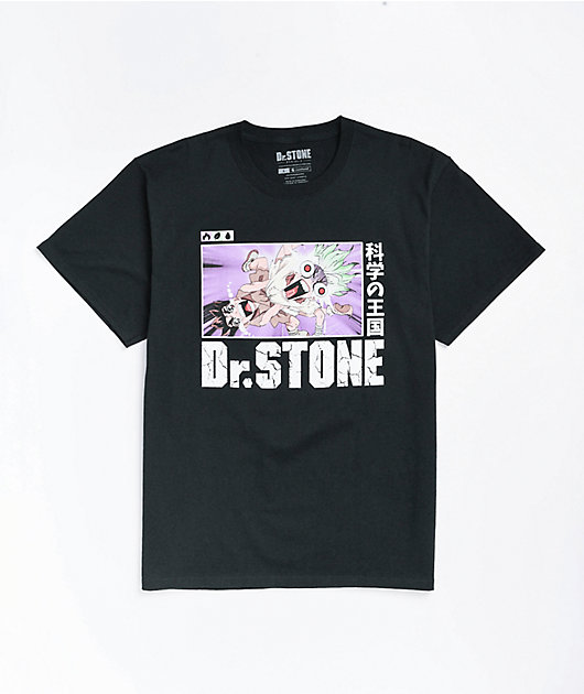 Crunchyroll x Dr. Stone Scream Black T-Shirt