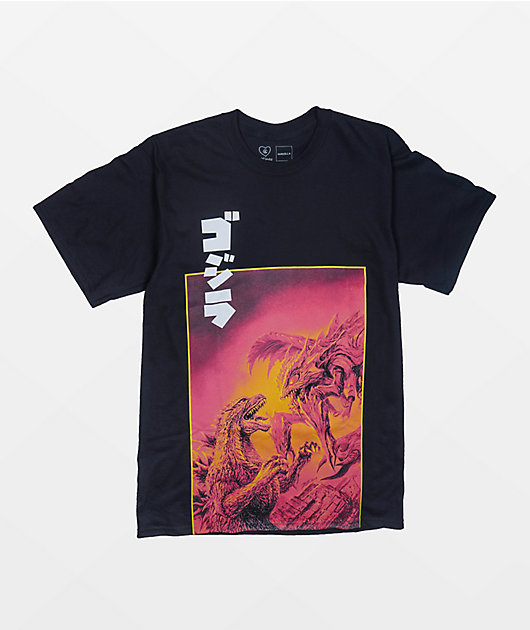 Crunchyroll x Godzilla Cataclysm Black T-Shirt