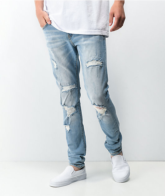 Crysp Atlantic Blue Skinny Jeans