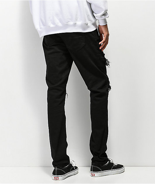 crysp chandler checker black jeans