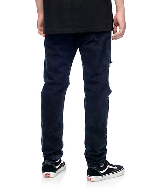 zumiez black ripped jeans