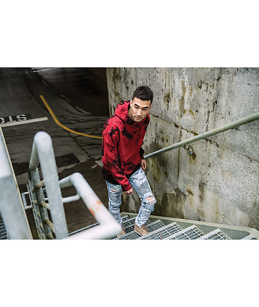 Crysp Denim Skywalker Biker Distressed Jeans
