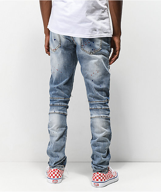 Crysp Montana Light Blue Mid Washed Jeans