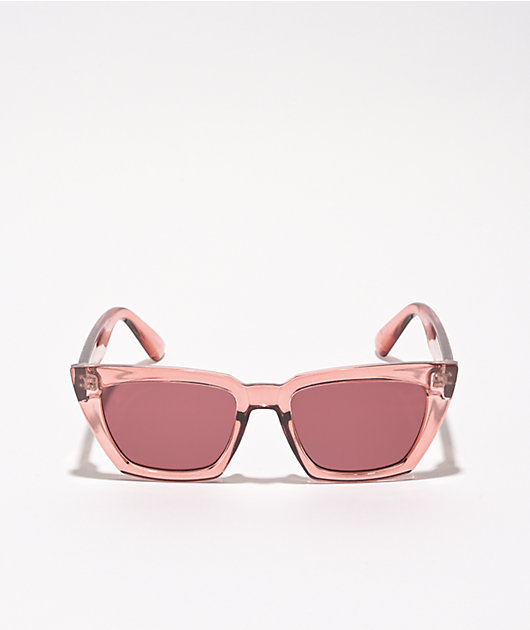 Crystal Rose Cat Eye Sunglasses