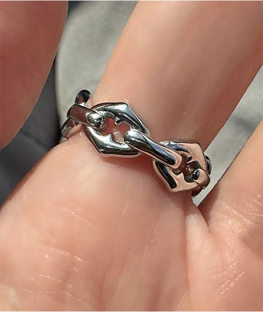 Cyberspace Shop Cyber Chain Silver Ring | Zumiez