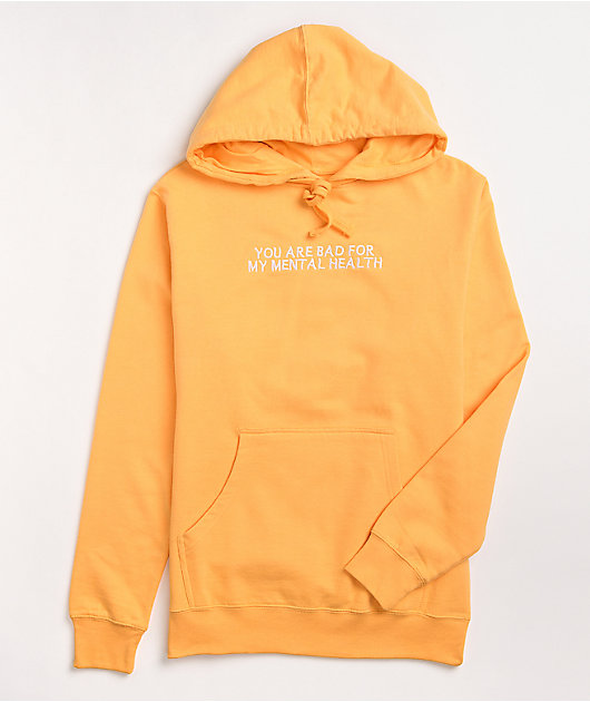 Neon peach hoodie Clearance