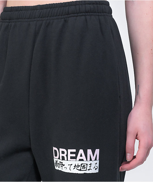 D.R.E.A.M. Heavy Rain Black Sweatpants