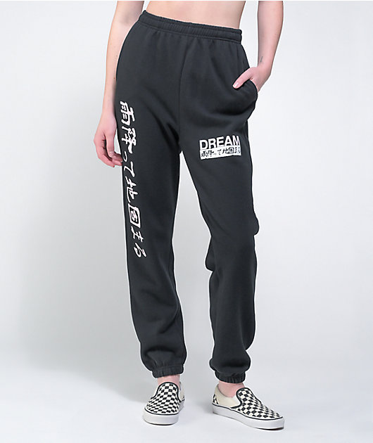 D.R.E.A.M. Heavy Rain Black Sweatpants