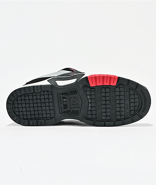 DC AT-2 Black, Grey & Red Skate Shoes