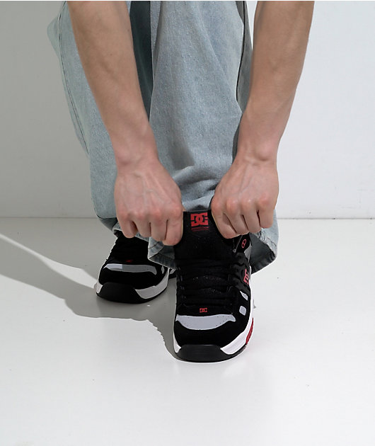 DC AT-2 Black, Grey & Red Skate Shoes video