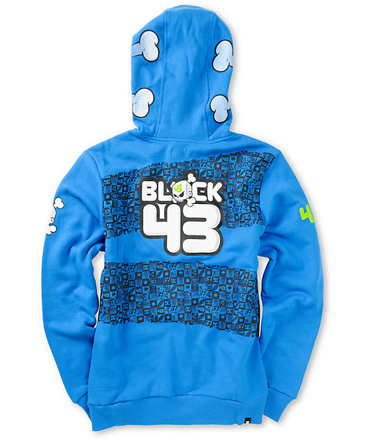 blue dc hoodie