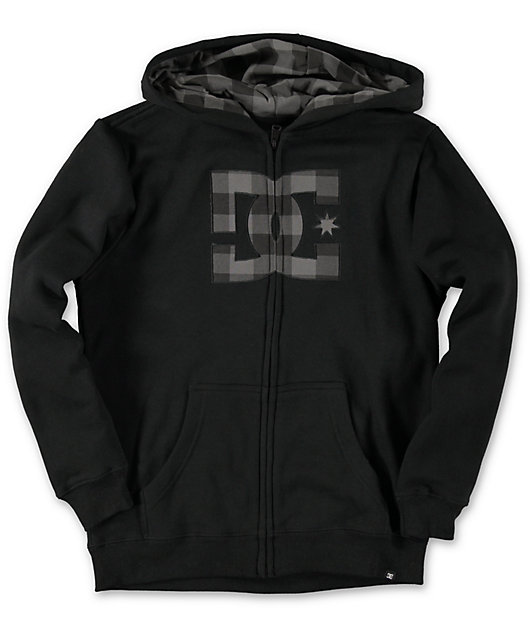 black dc hoodie