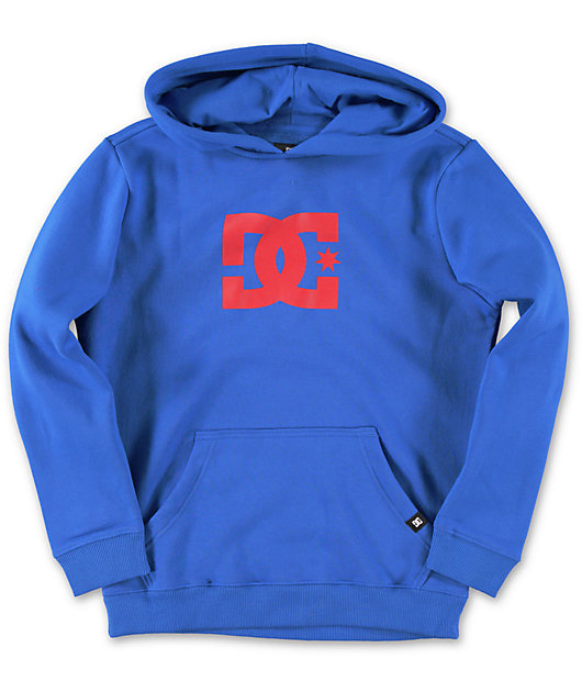 blue dc hoodie