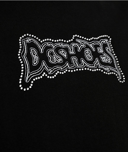 DC Burning Diamonds Black T-Shirt