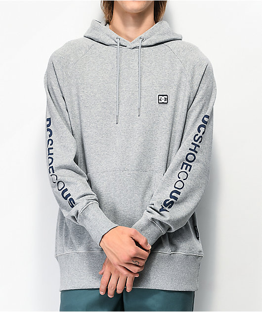 dc grey hoodie