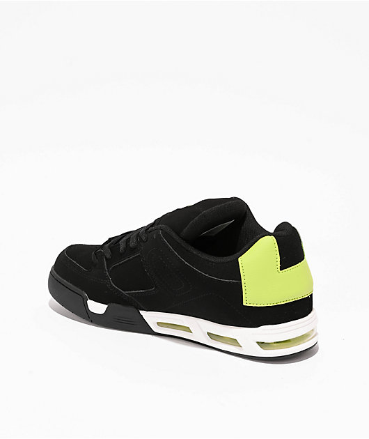 DC Command Black & Lime Skate Shoes