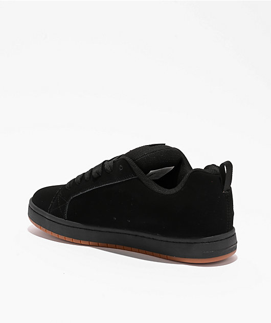 DC Court Graffik Black & Paisley Skate Shoes