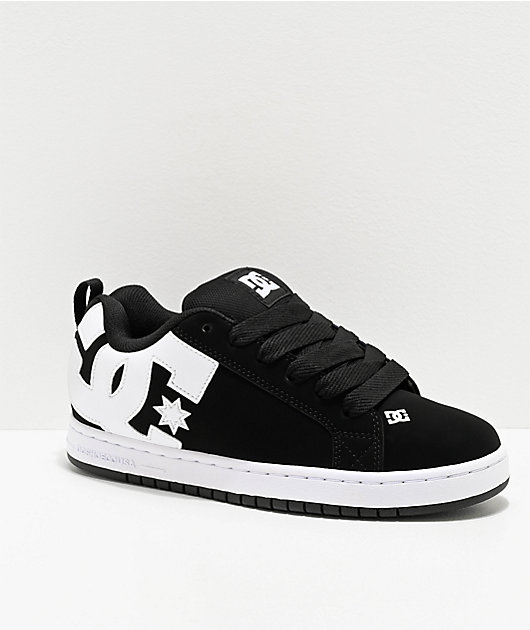 Black and white store dc shoes