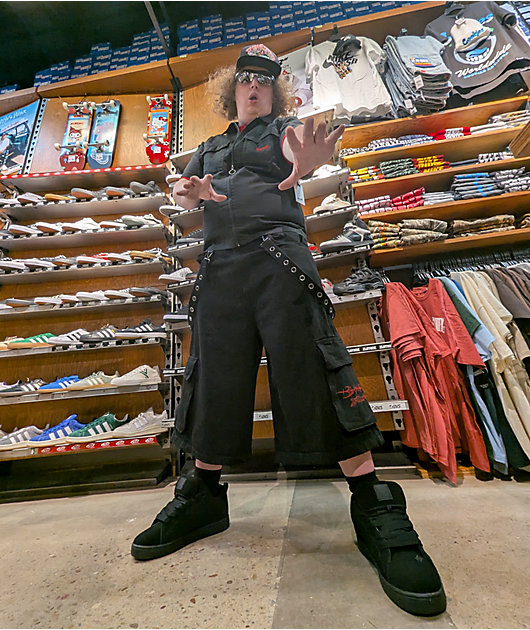 DC Court Graffik All Black Skate Shoes | Zumiez