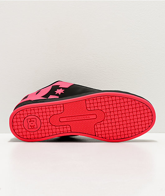 pink dc skate shoes