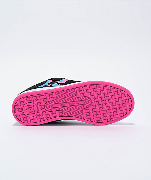 DC Court Graffik Neon Lights Skate Shoes