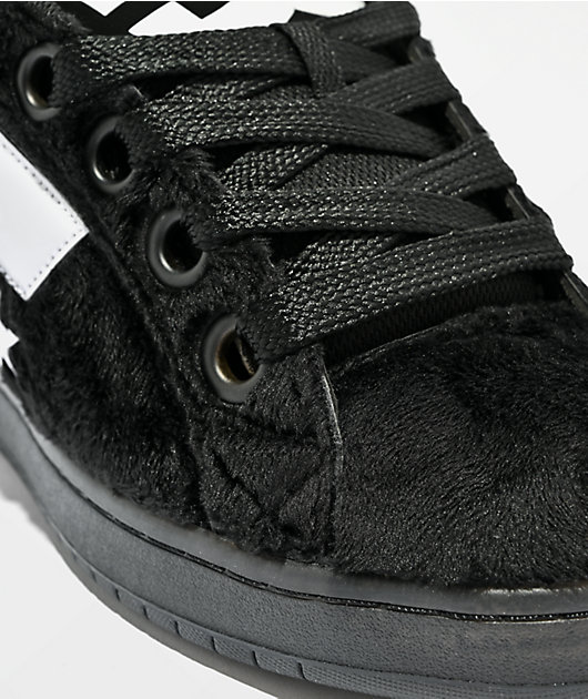 DC Court Graffik Puff Black & White Skate Shoes