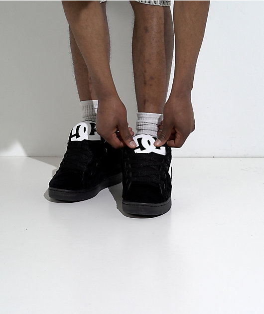 DC Court Graffik Puff Black & White Skate Shoes video