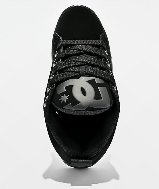 DC Court Graffik Puff Black Skate Shoes