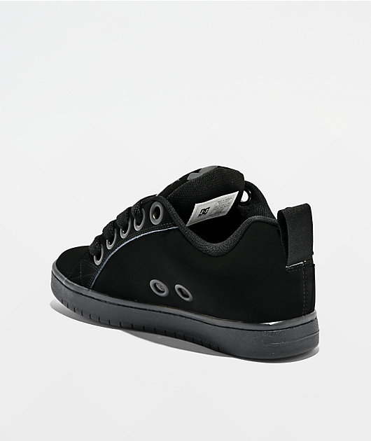 DC Court Graffik Puff Black Skate Shoes